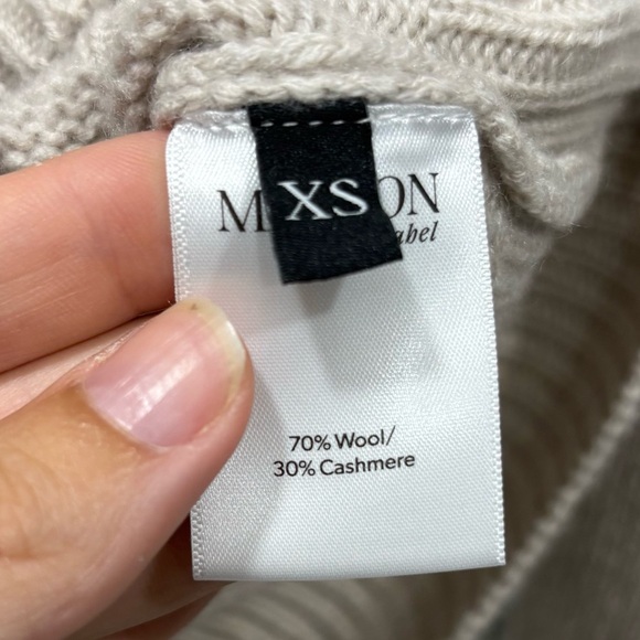 NWT Mayson The Label Cashmere blend puff sleeves sweater - Picture 5 of 6